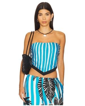Seven Wonders Tropez Top - Blue