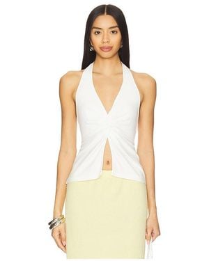 LSPACE Top Halter Callie En Color Blanco Talla En - Neutro