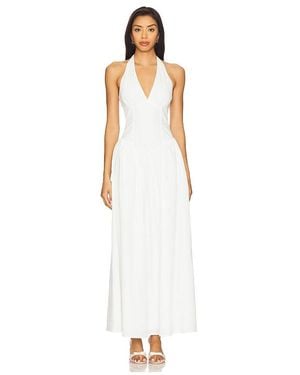 MORE TO COME X Yhasmina Ferrara Bexley Maxi Dress - White