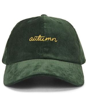 Autumn Headwear Cord 6 Panel Cap - Green