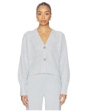 Barefoot Dreams Gerippter Cardigan Mit Knopfleiste Ccl - Weiß