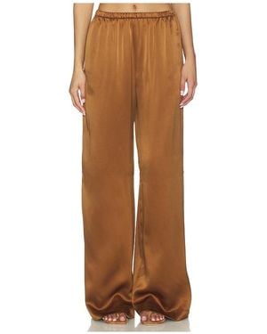 SABLYN Lexi Lower Rise Relaxed Pull On Pant - Brown