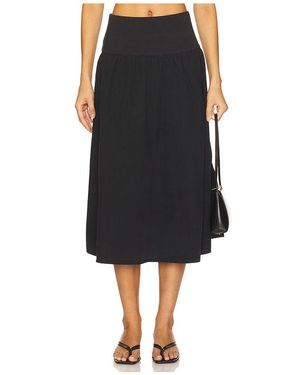 Nation Los Angeles Ava Midi Skirt - Black