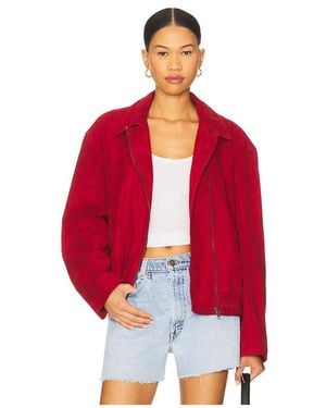 Urban Outfitters X Revolve Rex Bomber Jacket - Red