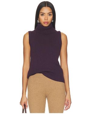 Veronica Beard Mazzy Cashmere Shell Sweater - Blue
