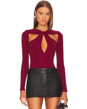 Michael Costello X Revolve Suki Bodysuit - レッド