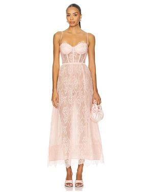 retroféte Spitzenkleid Kendy - Weiß
