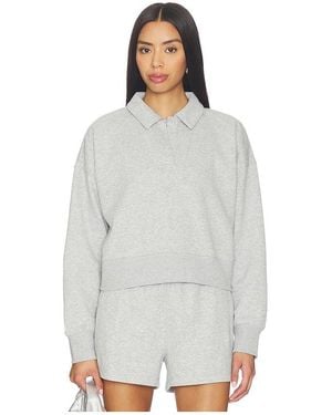Beyond Yoga Luxefleece Collared Sweatshirt - White