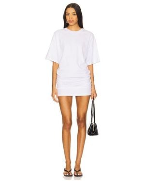 Enza Costa Curve Mini Dress - White