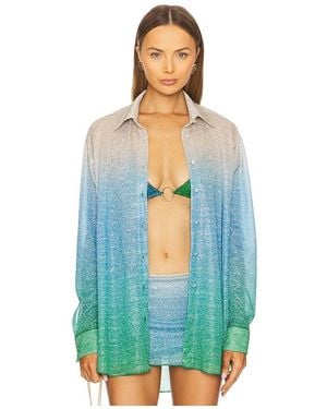 Oséree Lumiere Shade Top - Blue