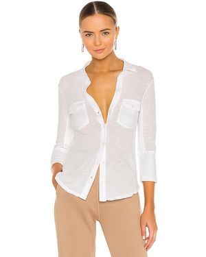 James Perse Contrast シャツ - グリーン