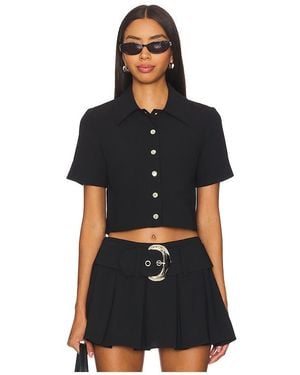 Amanda Uprichard Josie Top - Black