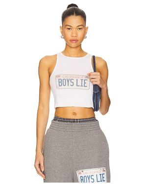 Boys Lie Driver's License Bee Gee Tank Top - White