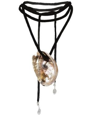Child Of Wild Okeanós Abalone Necklace - Black