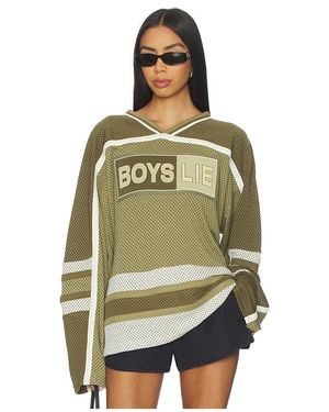 Boys Lie Better Half Garden Mother Pucker Jersey Tee - Green