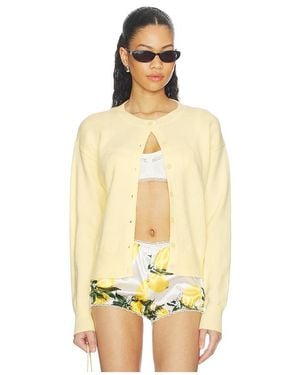 MORE TO COME Shiloh Cardigan - Yellow