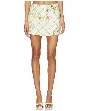 Amanda Uprichard Dale Skort En Talla (También En Xl) - Amarillo