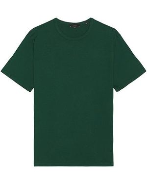 Vince Langarmshirt Garment Dye - Grün