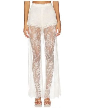 LoveShackFancy Sigrid Pant - White