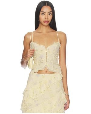 Tularosa Cecilia Top En Color Amarillo Limon Talla (También En Xxs, Xs, S, M, Xl) - Neutro