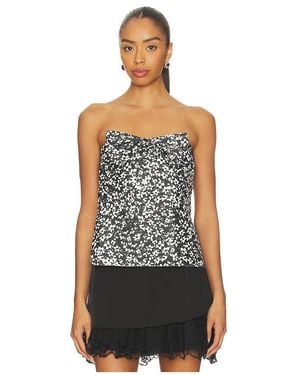 Kika Vargas Gillian Top En Color Negro Talla (También En 10, 2, 4, 6, 8) - Multicolor