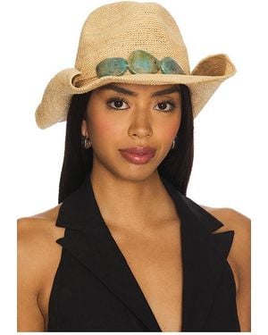 Flora Bella CHAPEAU DE COWBOY BILLIE en Beige. - Noir