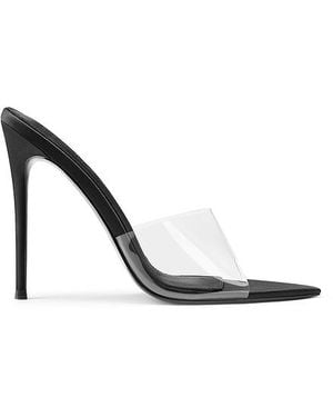 Femme LA Gianni Satin Mule - Black