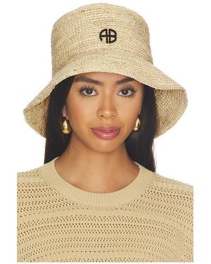 Anine Bing Cabana Bucket Hat - Natural