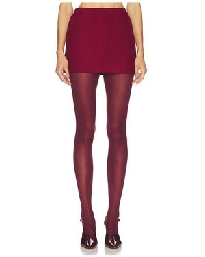 Line & Dot Minifalda Noelia En Color Burgundy Talla (También En S, Xs, M) - Rojo