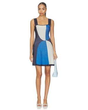 MISA Los Angles Vestido Vivi En ,Light Talla (También En Xxs, Xs, S, M, Xl) - Azul
