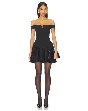 Elliatt Elva Off The Shoulder Mini Dress - Black