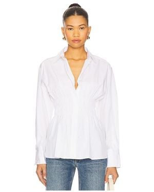Rag & Bone Blythe Poplin Shirt - White