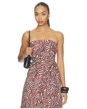 Proenza Schouler Maisy Strapless Top - Red
