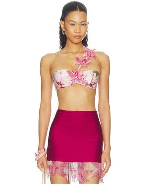 PATBO Orchid Bloom Bikini Top - Pink