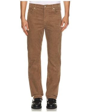 FRAME Modern Straight Corduroy Pant - Brown