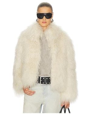 Lamarque Bianca Fur Jacket - Natural