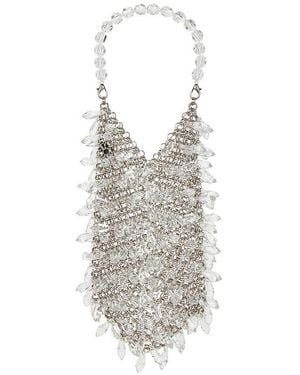 OLGA BERG Florence Chainmail Bag - ホワイト