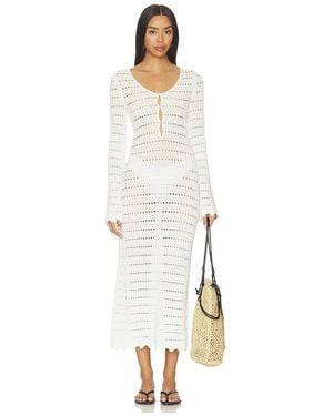 Lioness Leisure Midi Dress - White