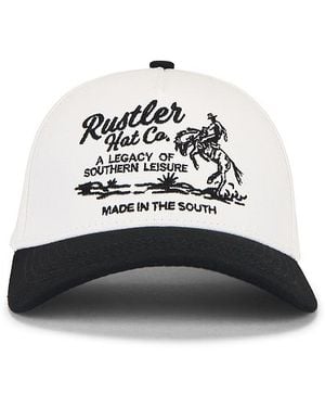 Rustler Hat Co. Rodeo Trucker Hat - White