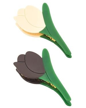Loeffler Randall Juniper クリップセット - グリーン