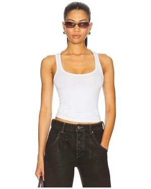 EB DENIM Lucy Racerback Tank - White