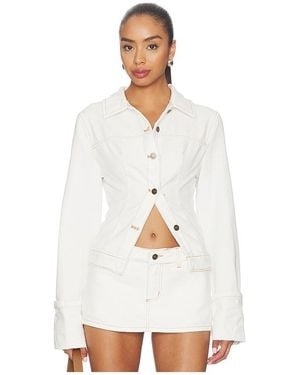 Lioness Bronx Denim Jacket - White