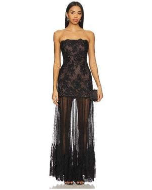 retroféte Vespera Lace Dress - Black
