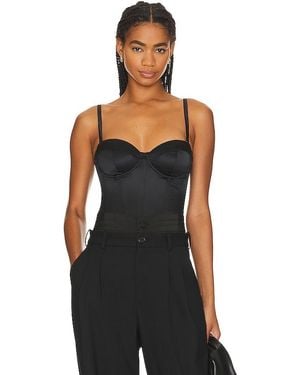 Fleur du Mal Hamptons Bustier - Black