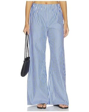 La Ligne Stripe Pant - Blue