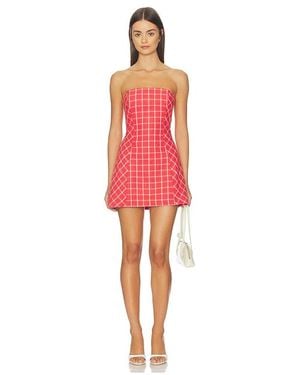 Amanda Uprichard Daisy Romper - Red