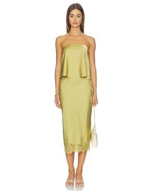 MORE TO COME Bexley Midi Skirt Set - Yellow