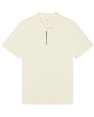 Rhone Approach Tech Polo En Color Amarillo Talla En - Blanco