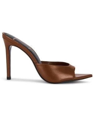 Black Suede Studio Pantolette Brea - Braun