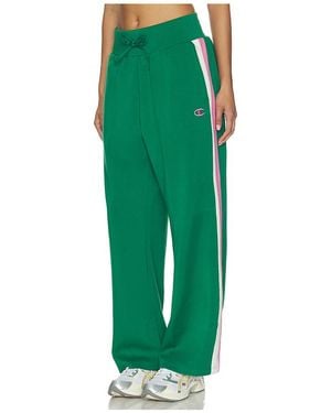 Champion Pantalón Chandal De Pierna Ancha Tennis Court En Color Verde Talla (También En Xs, S, M, Xl)